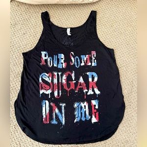 Def Leppard TOUR Ladies Pour Some Sugar On Me Tank Top